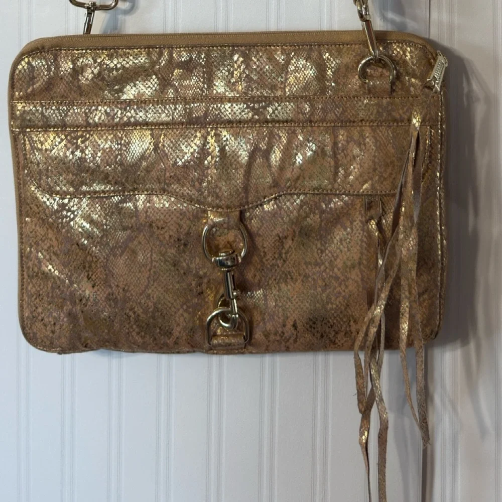 Rebecca Minkoff Snakeskin‎ laptop Metallic case
